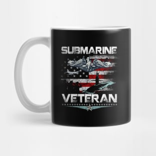 Submarine Veteran Shirt For Submariner - Gift for Veterans Day 4th of July or Patriotic Memorial Day Mug